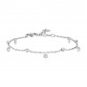 Bracciale Donna Luca Barra BK2838 In Acciaio Con Zirconi
