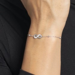 Bracciale Donna Luca Barra BK2868 In Acciaio Con Infinito E Zirconi