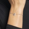 Bracciale Donna Luca Barra BK2869 In Acciaio Con Stella E Zirconi