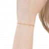 Bracciale Donna Luca Barra BK2839 In Acciaio Dorato Con Zirconi