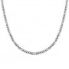 Collana Donna Luca Barra CK2192 In Acciaio Con Sfere Sfaccettate