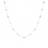 Collana Donna Luca Barra CK2033 In Acciaio E Perle Sintetiche Bianche