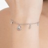 Bracciale Donna Luca Barra BK2821 In Acciaio Con Stelle E Luna