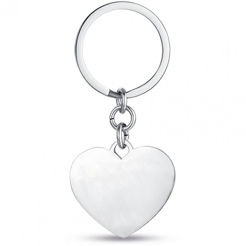 Portachiavi Luca Barra PK242 In Acciaio Con Cuore