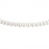 Bracciale Donna Luca Barra BK2771 In Acciaio Con Perle Bianche