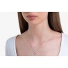 Collana Donna Luca Barra CK2136 Punto Luce In Acciaio Con Zircone