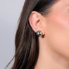 Orecchini Donna Luca Barra OK1387 A Mezza Sfera 16 mm