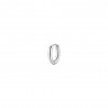 Mono Orecchino Unisex Luca Barra OK1554 In Acciaio A Cerchio Diametro 12 mm