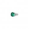 Mono Orecchino Unisex Luca Barra OK1447 Punto Luce Con Zircone Verde