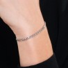 Bracciale Uomo Luca Barra BA1855 In Acciaio A Catena Maglia 3 + 1