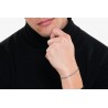 Bracciale Uomo Luca Barra BA1855 In Acciaio A Catena Maglia 3 + 1