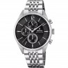 Orologio Uomo Cronografo Festina F20285/4 In Acciaio Con Quadrante Nero
