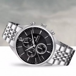 Orologio Uomo Cronografo Festina F20285/4 In Acciaio Con Quadrante Nero