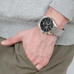 Orologio Uomo Cronografo Festina F20285/4 In Acciaio Con Quadrante Nero