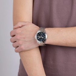 Orologio Uomo Multifunzioni Lotus 18812/6 In Acciaio Con Quadrante Nero