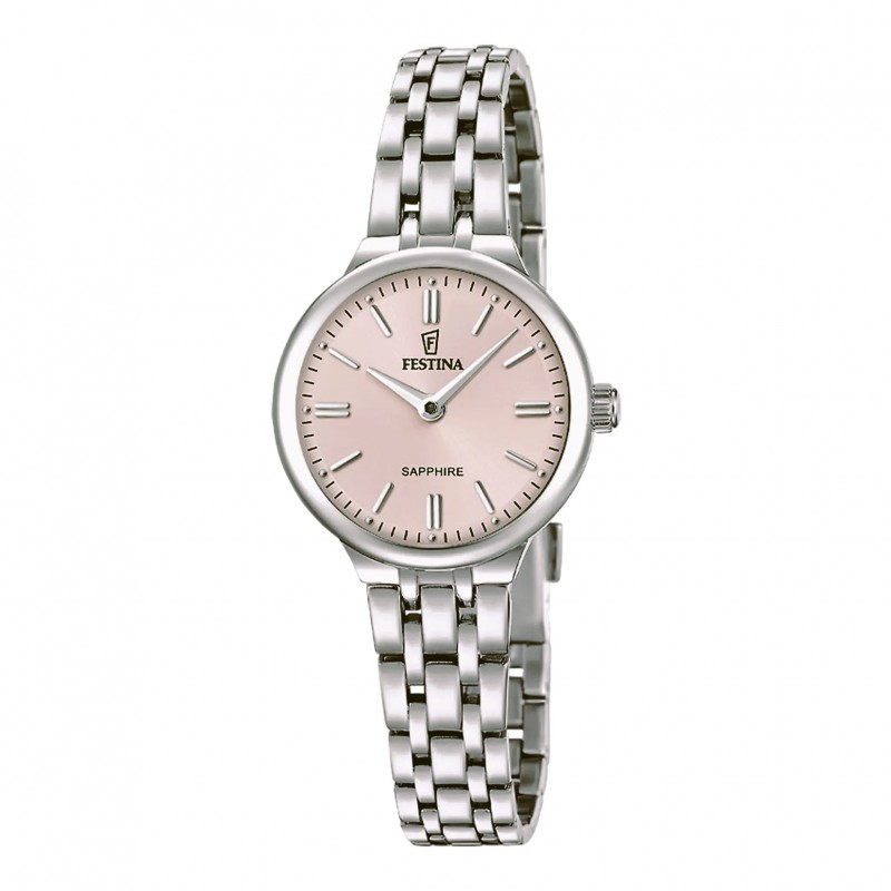 Orologio Donna Festina Mademoiselle F20744/3 In Acciaio Con Quadrante Glicine
