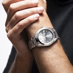 Orologio Uomo Classico Festina F20707/1 In Acciaio Con Quadrante Grigio