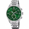 Orologio Uomo Cronografo Festina F20285/8 1 In Acciaio Con Quadrante Verde