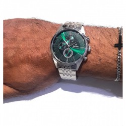 Orologio Uomo Cronografo Festina F20285/8 1 In Acciaio Con Quadrante Verde