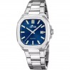 Orologio Uomo Lotus 19047/2 In Acciaio Con Quadrante Rettangolare Blu
