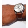 Orologio Uomo Cronografo Lotus 18990/1 In Acciaio Con Cinturino In Pelle Marrone