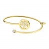 Bracciale Donna Rigido Lotus Style LS2169/2/8 In Acciaio Dorato Con Albero Della Vita
