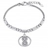 Bracciale Donna Lotus Style LS2464/2/1 In Acciaio Con Infinito E Strass