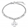 Bracciale Donna Lotus Style LS2463/2/1 In Acciaio Con Quadrifoglio
