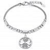Bracciale Donna Lotus Style LS2467/2/1 In Acciaio Con Quadrifoglio E Strass