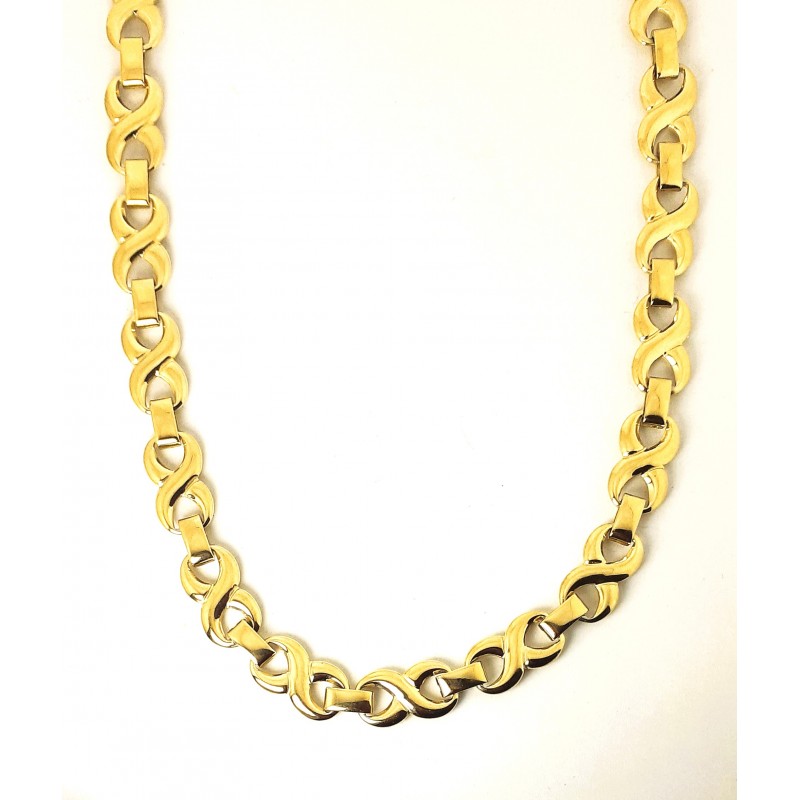 Collana Donna Lotus Style LS2578/1/2 In Acciaio Dorato Maglie Infinito