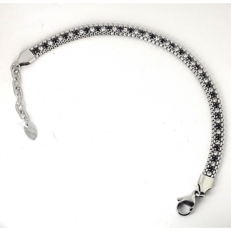 Bracciale Donna Lotus Style LS2568/2/3 In Acciaio Con Zirconi Bicolore