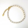 Bracciale Tennis Donna Lotus Style LS2575/2/2 In Acciaio Dorato Con Zirconi Baguette