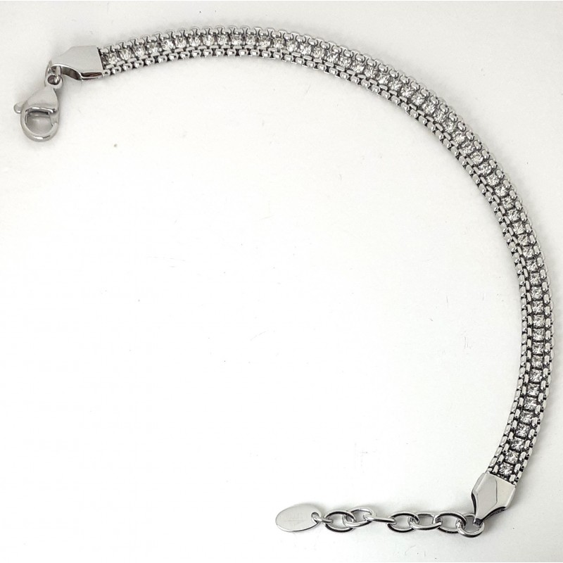 Bracciale Donna Lotus Style LS2568/2/1 In Acciaio Con Zirconi