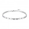 Bracciale Uomo Luca Barra BA1904 In Acciaio Con Elementi Esagonali