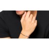 Bracciale Uomo Luca Barra BA1902 In Acciaio Con Elementi Grigio Antracite