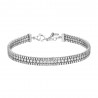 Bracciale Tennis Uomo Luca Barra BA1918 In Acciaio Con Zirconi