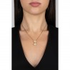 Collana Donna OPSOBJECTS OPSCL-1026 In Acciaio Dorato Con Lettera I Con Zirconi