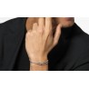 Bracciale Uomo Luca Barra BA1926 In Acciaio Con Nodo E Zirconi