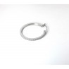Mono Orecchino Cerchio Donna Luca Barra OK1606 In Acciaio Con Zirconi