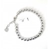 Bracciale Donna Luca Barra BK2936 In Acciaio Con Sfere Acciaio