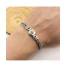 Bracciale Uomo Ananda925 A-BR513N In Argento Anticato Con Rosa Dei Venti