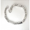 Bracciale Uomo Ananda 925 A-BR539B In Argento Maglia Quadrata