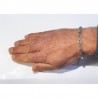 Bracciale Uomo Ananda 925 A-BR539B In Argento Maglia Quadrata