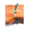 Bracciale Uomo Ananda925 A-BR409N In Argento Con Pietre Verdi E Ancore