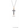 Collana Uomo Ananda925 A-CD137B In Argento Con Croce Bicolore
