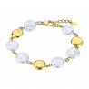 Bracciale Donna Lotus Style LS2563/2/2 In Acciaio Dorato Con Madreperla Sintetica