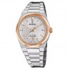 Orologio Uomo Festina F20065/1 Con Ghiera Rosé E Cinturino Acciaio