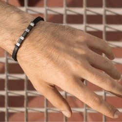 Bracciale Uomo Lotus Style LS2538/2/3 In Caucciù E Acciaio
