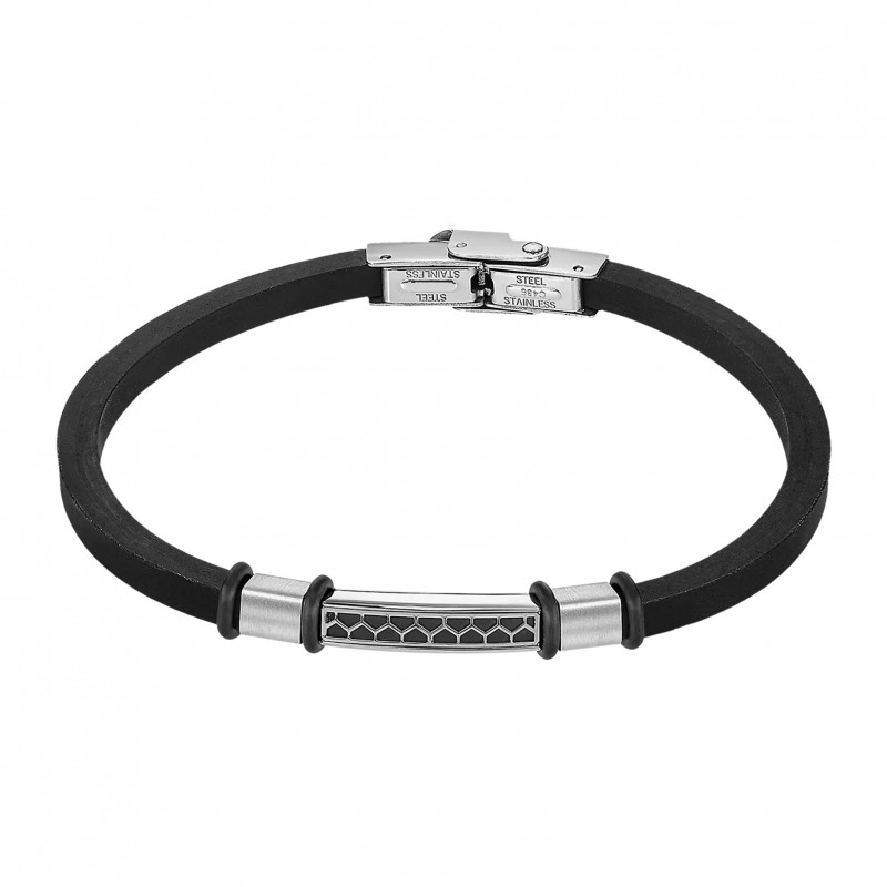 Bracciale Uomo Lotus Style LS2537/2/1 In Caucciù E Acciaio