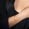 Bracciale Donna Lotus Style LS2558/2/2 In Acciaio Dorato Con Cuore E Strass